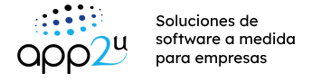 Soluciones de software a medida – app2U Logo